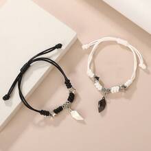 Magnetic Friendship Bracelet Pair With Magnetic Pendant Magnet For Couple - Pulseira de coração - Xem 4