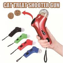 Small Dog & Cat Snack Toy - Handheld Interactive Dispenser With Clear Storage, Perfect For Training & Travel - Red - View 1