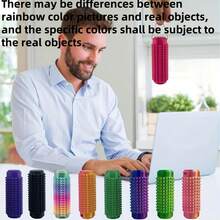 1pc Mini Sensory Keychain With 3D Cone Roller, Designed To Relieve Anxiety And Stress, Suitable As Halloween, Christmas, Friend Small Gift - Multicolor - View 2