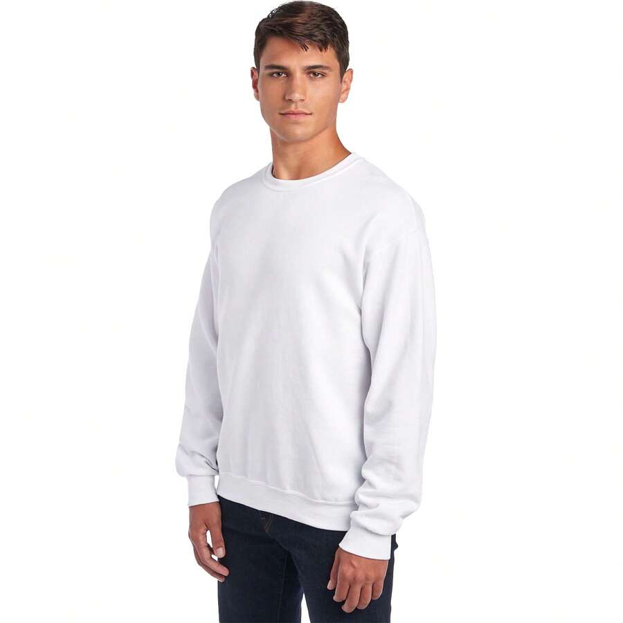 Jerzees Colours Unisex Adult Nublend Sweatshirt (White) - White - View 1