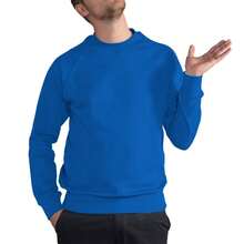 SG Mens Raglan Sleeve Crew Neck Sweatshirt (Royal) - 寶藍色 - 查看 1
