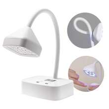 360° Rotatable & Foldable Portable Professional UV LED Nail Lamp, With 2 Timer Settings, Suitable For Home Manicure And Nail Salon - 彩色 - 查看 7