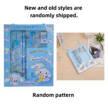 Sanrio 6/8/14 件套 Hello Kitty 卡通尺、卷笔刀、橡皮、笔记本套装，创意绘画办公用品，文具礼品套装，非常适合办公使用、派对礼品和收藏 - 英文书写派对笔记本 | 三丽鸥笔记本 | 耐用封面，非常适合作为赠品、2026 年新年礼物、毕业礼物或返校季礼物。