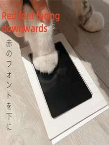 1pc No-Touch Inkless Paw Print Kit - Perfect For Preserving Your Dog's Footprints, Inkless Pet Paw Print Pad, Ideal For Newborn Baby Handprint And Footprint Keepsake