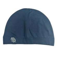 1 Mũ thể thao đạp xe ngoài trời bằng nylon màu trơn, mềm mại và thoáng khí, mũ thể thao unisex có độ đàn hồi, có che tai, thêu, thiết kế thể thao tối giản, phù hợp cho mọi mùa - MT hai hàng bên trái - Xem 5