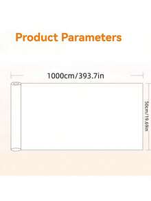 1 Roll Of Transparent Countertops Protective Film, Waterproof, Oil Proof, Heat Resistant (450°F),Self-Adhesive Cover For Kitchen,Cabinets, Tables, Furniture & Marble Surfaces - Multicolor - View 17