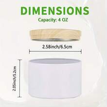 50pcs Rose Gold Metal Candle Tins, 4oz Candle Jars With Wood Grain Lids - Portable Empty Containers For DIY Candle Making And Storage, Ideal Gifts For Easter, Thanksgiving, Christmas, Includes 6 Empty Candle Tins, 6 Candle Holders, 18 Candle Wicks And 20 Stickers