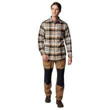 Columbia Pitchstone Heavyweight Flannel II Long Sleeve Shirt - Men's |  | Men Outdoor Hoodies & Sweatshirts - Delta 多格子 - 查看 9
