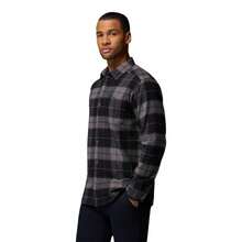 Columbia Pitchstone Heavyweight Flannel II Long Sleeve Shirt - Men's |  | Men Outdoor Hoodies & Sweatshirts - City Grey Macro Buffalo Tartan - Xem 3