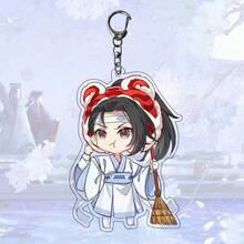 Mo Dao Zu Shi Cartoon Anime Acrylic Keychain Lan Wangji & Wei Wuxian Couple Bag Pendant - Multicolor - View 13