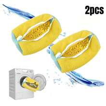 4/2/1 Stück Waschmaschinen-spezifischer Schuhbeutel, Reise-Schuhorganisationsbeutel, in der Maschine waschbarer tragbarer Schuhorganisationsbeutel, schützender und verformungsbeständiger Schuhwasch- und Schutzbeutel, Schuh-Reinigungs- und Schutzbeutel