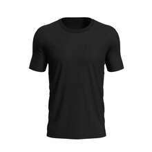 Stedman Mens Morgan Crew Neck TShirt (Black Opal) - Black - View 1