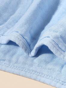 6件套新生儿拍嗝巾，颜色随机，哺乳围兜，多用途毛巾，洗脸巾，婴儿日常护理必备用品 - 彩色 - 查看 7