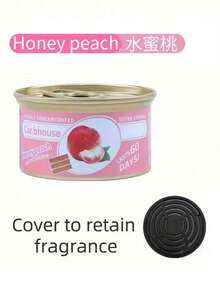 1 lata de ambientador, ambientador de coche, aromaterapia para coche, fragancia sólida desodorante, ambientador de olor talla grande fuerte, con tapa para controlar la evaporación de la fragancia, decoración aromática para el hogar, decoración de coche, armario, baño, ambientador para mascotas, con olores a vainilla, chicle de burbuja, cereza y otros, adecuado para decoración del hogar, coche, Día de San Valentín, accesorio imprescindible para coche nuevo, accesorios de coche (se envían aleatoriamente versiones nuevas y antiguas)