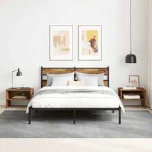 vidaXL Armadio da comodino Legno antico 40 x 40 x 30 cm Legno d'ingegneria