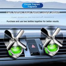 1pc Car Air Vent Fragrance Creative Rotating Fan Lasting Fragrance Deodorizer Car Interior Decor, Air Conditioning Aromatherapy Diffuser - A - View 5