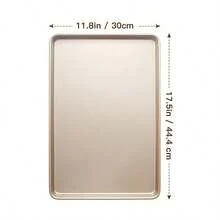 17-Inch Baking Oven Baking Tray Set, Cake Pan,Baking And Pastry Trays,Template,Cooking Non-Stick Golden Baking Tray, Serving Tray, Luxury Dessert Tray, Dessert Platter, Hospitality Tray, Coffee Tray,Suitable For Kitchen Oven Supplies, Cookie Baking Tray, Cake Tray, Bread Tray, Muffin Tray, Pizza Tray, Jelly Roll Baking Tray - Halloween / Day Of The Dead