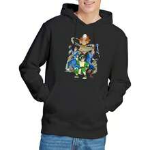 Mens Team Avatar Elements Hoodie (Black) - Coffee Brown - View 6