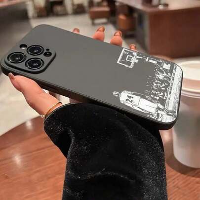 Black Basketball 24TPU Anti-Fall All-Inclusive Precision Protective Case For Apple IPhone7/8/X/Xs/Xr/Xs Max/11/12/13/14/15/16Pro Max