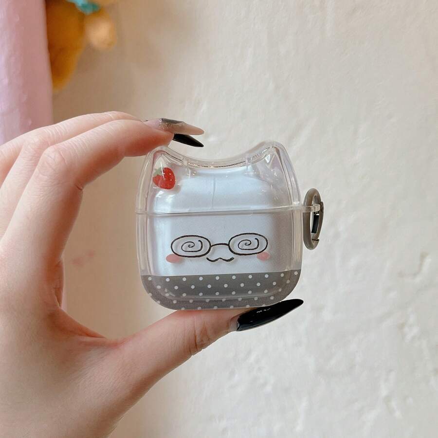 1 pieza Funda protectora compatible con Pro 3ra generación, 2da generación, 4ta generación, 3ra generación, con diseño lindo de gatito a lunares