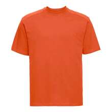 Russell Europe Camiseta de trabajo resistente para hombres (Naranja) - Naranja - Ver 1