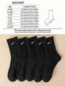 6 Pairs Black & White Mid-Calf Socks, Simple & Comfortable Breathable Sports Crew Socks, Unisex Design For Teens & Adults, Versatile Casual Socks, Suitable For All Seasons - Multicolor - View 5