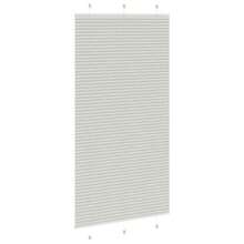 Tenda plissettata grigio chiaro 110x200 cm larghezza tessuto 109,4 cm - Grigio Chiaro - Visualizzare 9