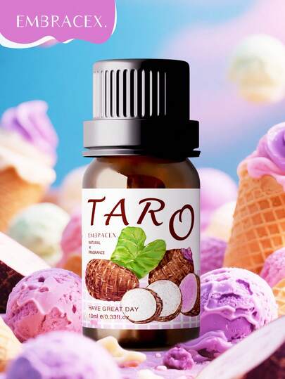 EMBRACEX. 10ml Sweet Taro Essential Oil, Suitable For Humidifier, Aroma Diffuser, Candle Making, Fragrance Oil, Taro Ice Cream Scent, Long-Lasting Aroma, Taro Aroma, Car Fragrance, Flameless Diffuser, Fun Gift For Women, Mothers, Wives, Sisters, Teenagers, Girlfriends