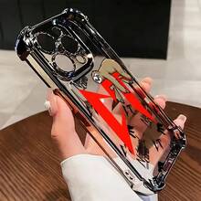 Funda para Teléfono - Fundas Creativas y Elegantes Adecuadas para iPhone 17, 16, 15, 14, 13, 12, 11 Pro Max, X, XR, XS Max, 8 y 7 Plus, con una Parte Trasera Suave Transparente para Protección contra Caídas. - Negro - Ver 6