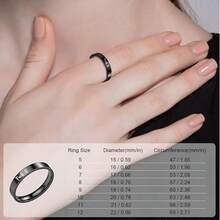 1pc It Ring No Box, Stainless Steel Ring With It Letters, Jewelry Accessory For Women Men - 多色 - 查看 8
