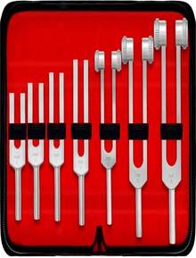 DEXSUR Medical Grade Aluminum Alloy Sensory Tuning Fork Activator For Healing, Therapy Non Magnetic, One Each Of C 128 Tuning Fork - ColorC - 查看 1