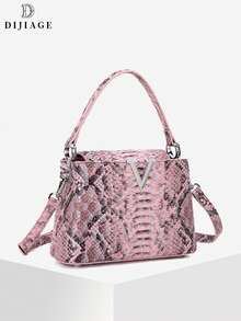 Bolso de mujer de moda elegante con degradado de color, bolso de mano en forma de V mediano, bolso cruzado de lujo y estilo tranquilo, adecuado para fiestas, cenas, exteriores y uso diario