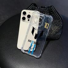 The Design Of Messi'S Number 10 Football Jersey, A Shockproof Transparent Soft Back Phone Case, Compatible With For Iphone 16, 15, 14, 13, 12, 11 Pro Max, X, XR, XS Max, 8, And 7 Plus. - 無色 - 查看 4