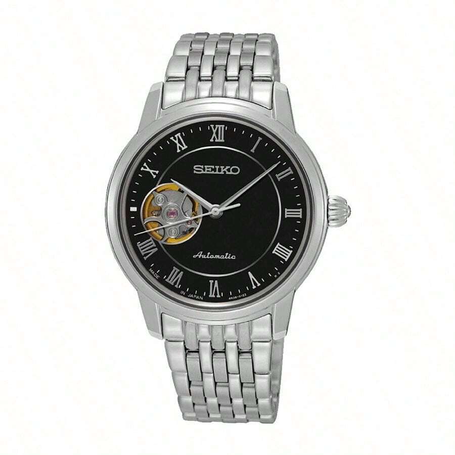 Seiko Presage Series Stainless Steel Automatic Mechanical Movement Women's Watch SSA877J1 SSA855J1 - Black - View 1