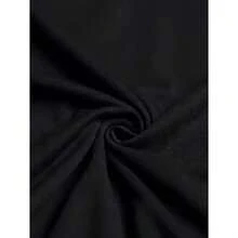 Camiseta para hombre 100 % algodón con estampado de letras sencillo. Camiseta informal y cómoda de manga corta con cuello redondo. Ideal para primavera y verano, ideal para cualquier ocasión. Color liso, informal, para uso diario. Camiseta de verano ligera y transpirable de manga corta (Tallas S, M, L, XL, XXL y XXXL). - Negro - Ver 4