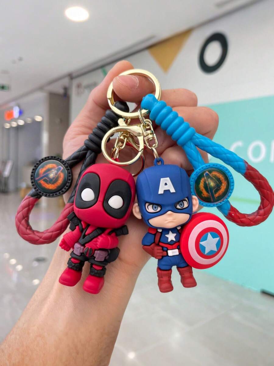 Marvel Marvel Spider-Man Keychain Iron Man Batman Superhero Doll Bag ...