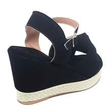 Women Platforms & Wedge Sandals - 黑色 - 查看 4