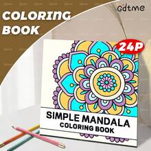 Mandala: Sách tô màu dành cho người lớn giúp giảm căng thẳng, thư giãn đầu óc và mang lại niềm vui. Phù hợp cho thanh thiếu niên và người lớn, món quà tuyệt vời dành cho phụ nữ vào dịp sinh nhật, năm mới, lễ Phục sinh, Ngày của Mẹ, mùa tựu trường và các ngày lễ khác. - Mạn đà la - Xem 14