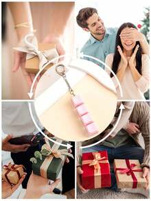 1/3 PC Đồ chơi bàn phím nhiều màu sắc đơn giản Fidget 4 phím Bàn phím hình khối giảm áp lực Móc khóa, Móc khóa xe hơi, Mặt dây chuyền túi, Công cụ giảm căng thẳng sáng tạo: Đồ chơi bóp nút hình thánh giá hình túi để giải tỏa căng thẳng, giảm căng thẳng và giảm buồn chán Chữ Macaron Bàn phím giảm căng thẳng - Nhiều màu - Xem 9