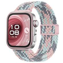 Correa de reloj magnética de nailon trenzado de un solo bucle compatible con Huawei Watch Fit 4/4 Pro, correa de reloj de silicona compatible con Huawei Watch Fit 3, pulsera compatible con Huawei Watch Fit 3 - Fit3/4/4Pro - Ver 20