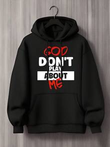 Mens Graphic Hoodies Letter Print Hoodie Unisex Oversized Hoodies Long Sleeve Pocket Pullover, Mens Oversized Hoodies Sweatshirts Fall Fashion 2025 Pullover Sweaters Winter Clothes God Don't Play About Me Men's Hoodies Pullover Casual Sweatshirts With Pockets Loose Fit Long Sleeve Drawstring Design Hoody Sweatshirt Autumn Party, Holiday Sweater, Soft Fabric, Printed Sweater, Casual Wearers Gift For Men Size S-3XL
-Black - 黑色 - 查看 2