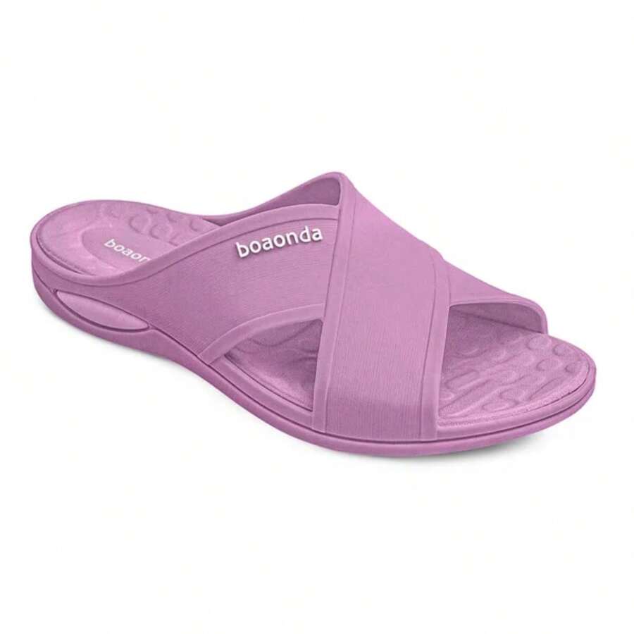 Boa Onda Women's X-Shaped Harmony Orthopedic BoaOnda Anatomical Flip-Flops - 黑莓 - 查看 1