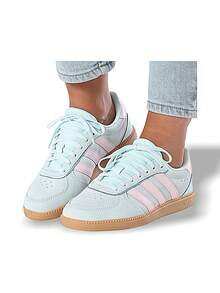 Adidas Women Casual Sneakers Breaknet Sk Halo Lightweight Breathable Mesh Upper Sweat Absorption Anti-Slip Easy To Clean Skin-Friendly Shopping Streetwear Daily Mint Blue JR0688 - Light Blue - View 3