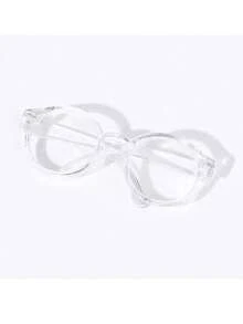 1 pieza (solo accesorios) Gafas de sol versátiles de verano de 17 cm, gafas transparentes de colores variados