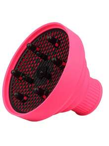 1/2 件装硅胶美发工具黑色粉色通用吹风机扩散器罩，可调节温度，耐高温，适用于大多数吹风机，可折叠便携设计，是居家、沙龙和旅行护发的理想之选，也是返校季和旅行度假的必备美发配件。这款美发工具包含梳子、吹风机、发刷等，适用于理发、美发设备、理发店等场所。 - 彩色 - 查看 25