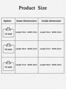 DANYCASE 12-15.6 Inch Chromebook, HP And IPad Laptop Sleeve, Waterproof Design With Shoulder Strap And 360° All-Round Protection - Grey - View 5