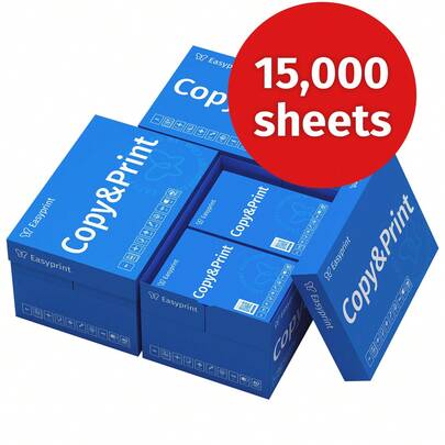  Easyprint Printer Paper Copier Paper 15000 Sheets 30 X 500 A4 Premium High White CIE 160 PEFC