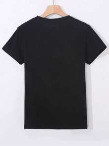 Majin Boo Premium Cotton Short Sleeve Gym Streetwear Training Shirt - 黑色 - 查看 4