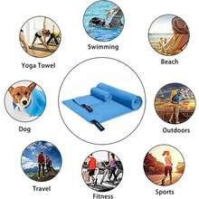 3PC Fast Dry Sport Towel Multifunctional Travel Swimming Yoga Ultra Soft Lightweight Super Absorbent Microfiber Material For Gym