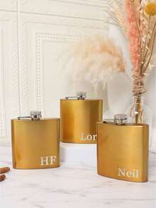 Personalized Matte Black Flask, Groomsman Gift, Best Man Gift, Father's Day Gift, Wedding Party Gift, Boyfriend Gift. Groomsman, Best Man, Usher, Groom Gift, Customized Flask - Multicolor - View 8